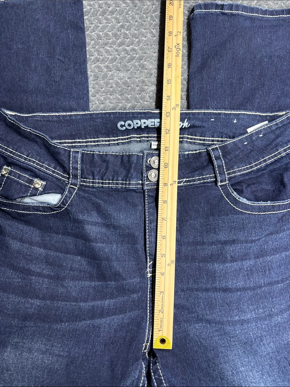 Copper flash dark blue